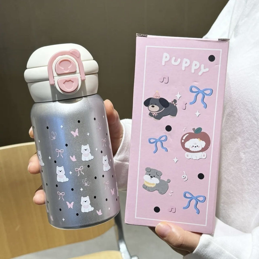 Women's Playful Children's Drinking Bottle with Animals Bowlift