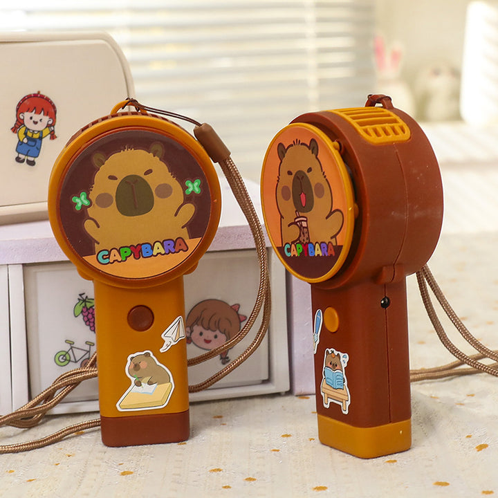 Women's Creative Hand Fan with Charming Animal Design Bowlift