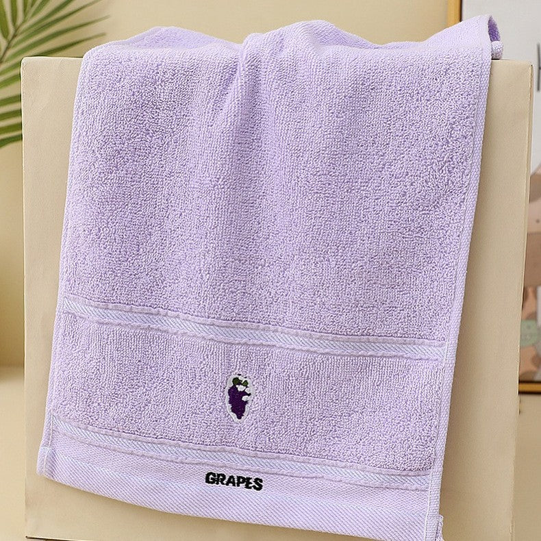 Ladies cotton towel with fresh pear motif Bowlift
