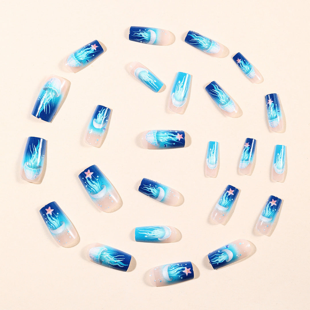 Marine-Themed Gel Nail Art Designs Bowlift