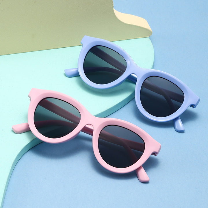 Kids Retro Cat-Eye Polarized Sunglasses Bowlift