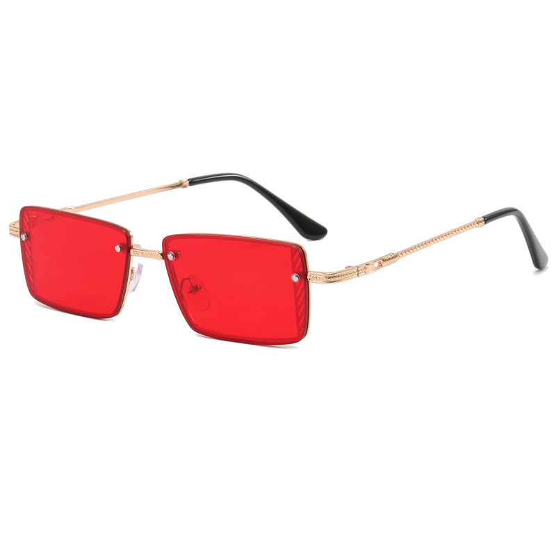Ladies Elegant Square Sunglasses with Refined Frame Accents Bowlift