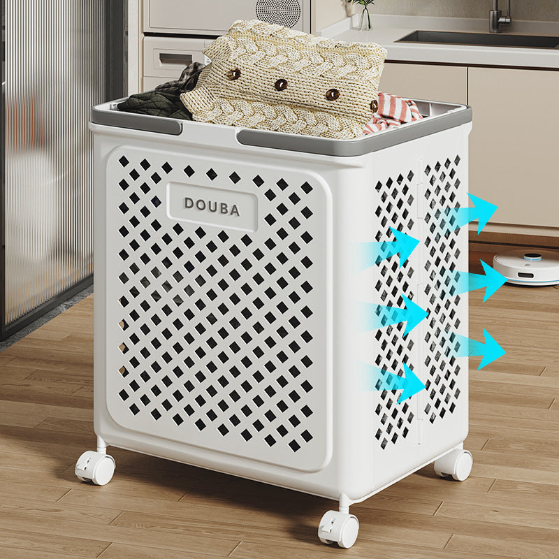 BowLift | Collapsible laundry basket with wheels