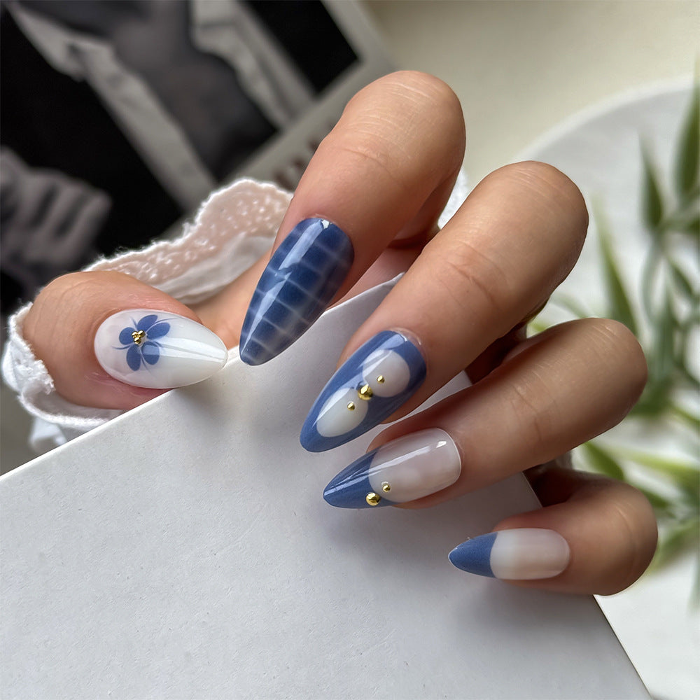 Artistic Press-On Nail Set Bowlift 1787294162