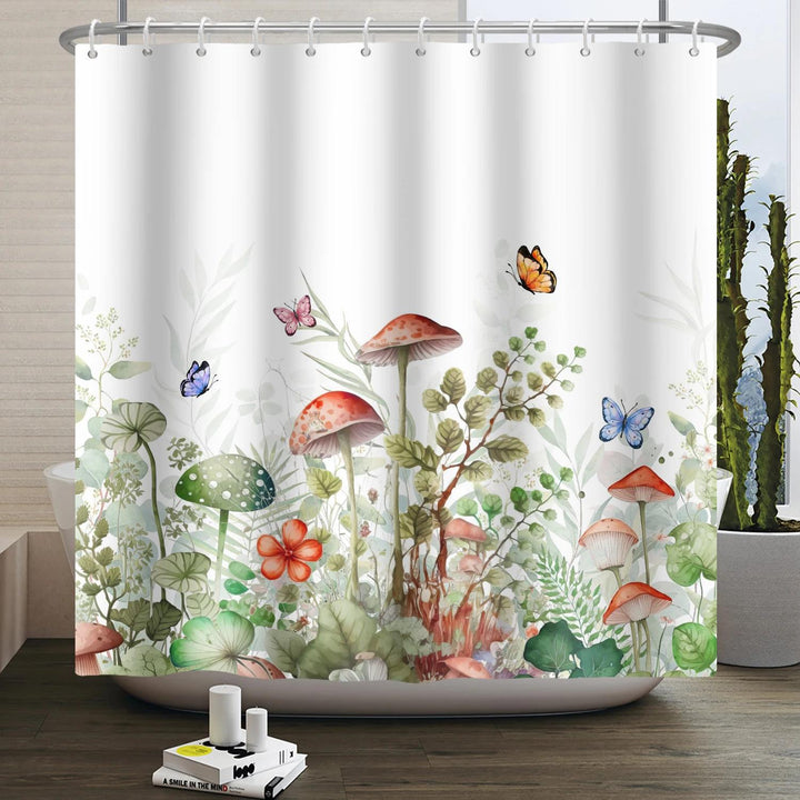 Botanical Garden Shower Curtain Bowlift