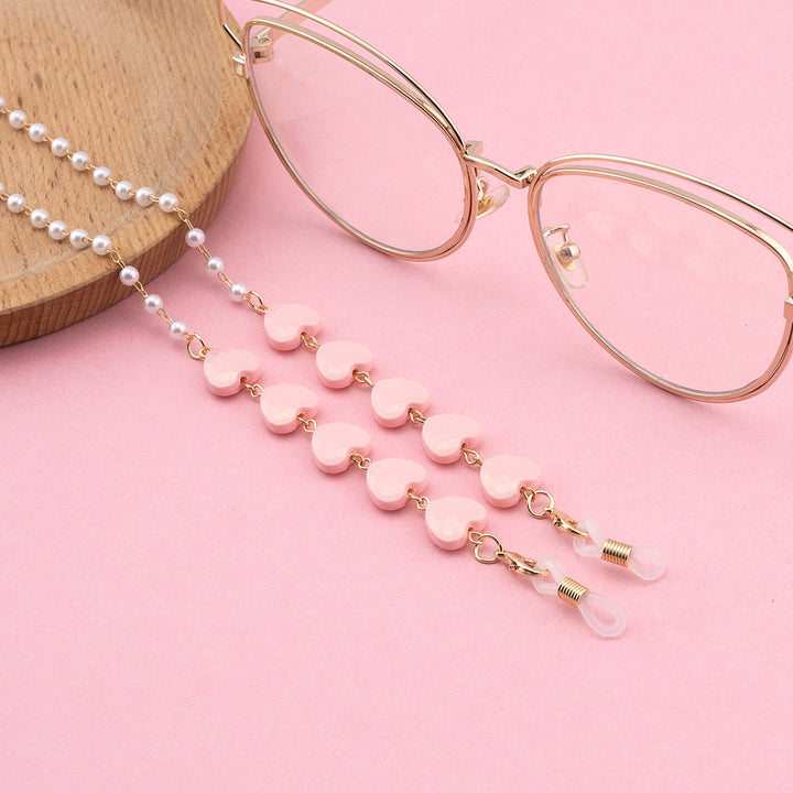 Heart Beaded Eyewear Chain Bowlift