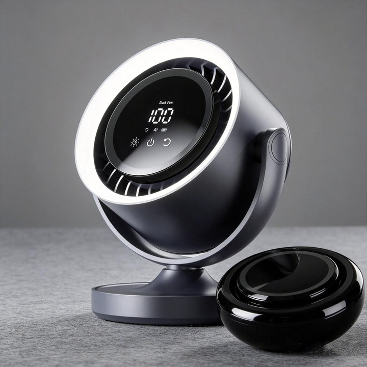 Women's table fan with digital control Bowlift