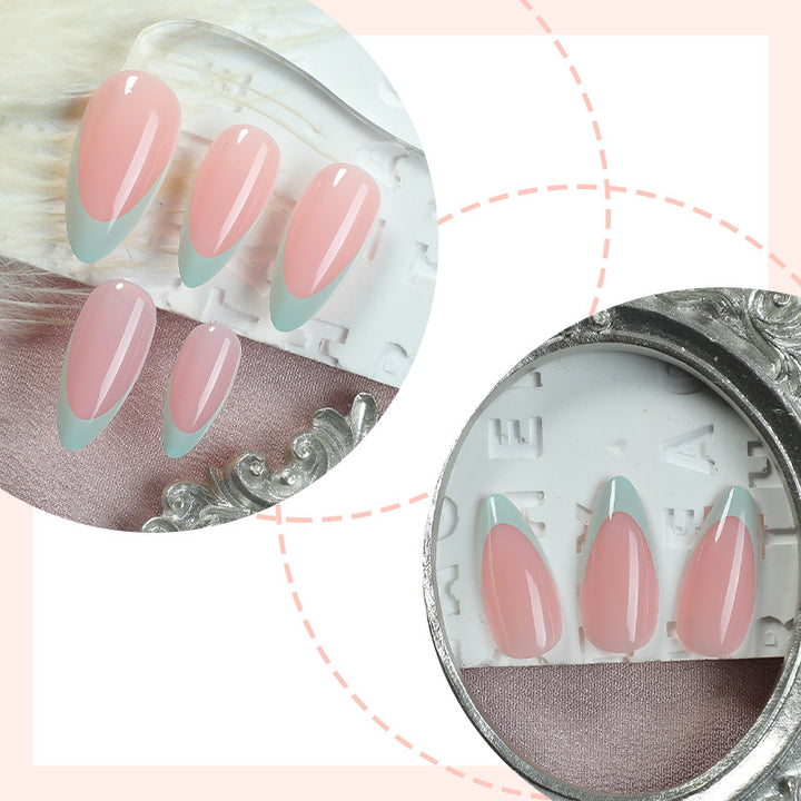 Elegant Press-On Nail Set with Soft Gel Finish Bowlift