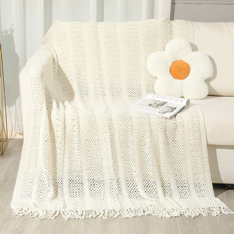 Ladies Large Knitted Blanket Bowlift