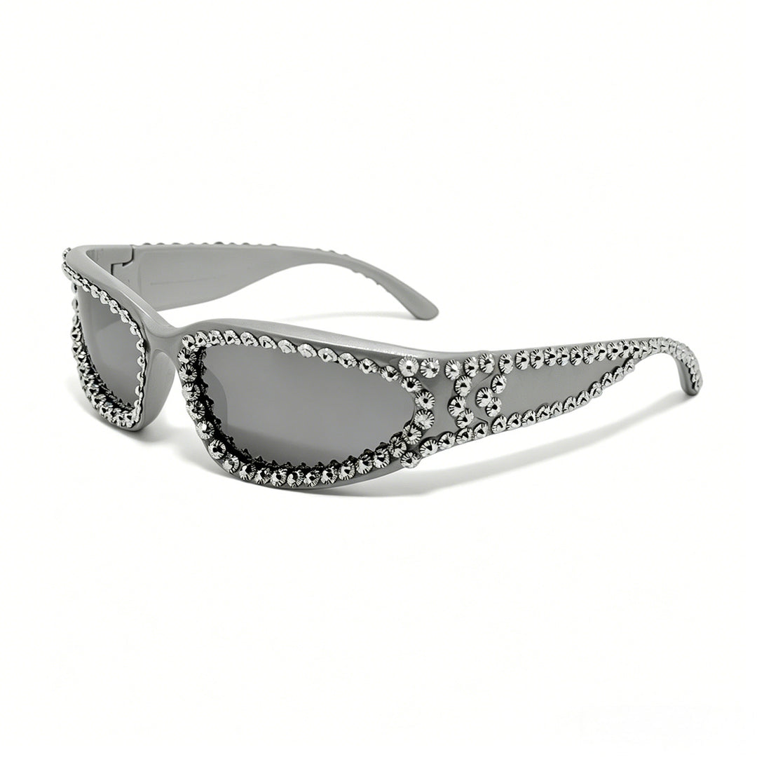 Women's Fashion Sunglasses with Luxurious Crystal Accents Bowlift