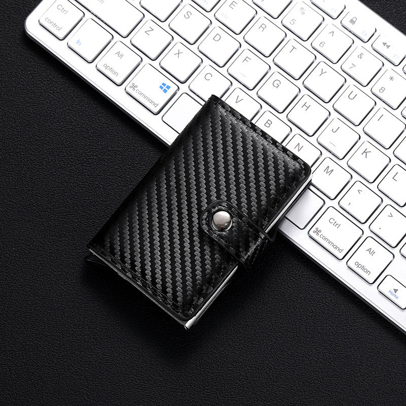 RFID-Blocking Leather Cardholder Bowlift