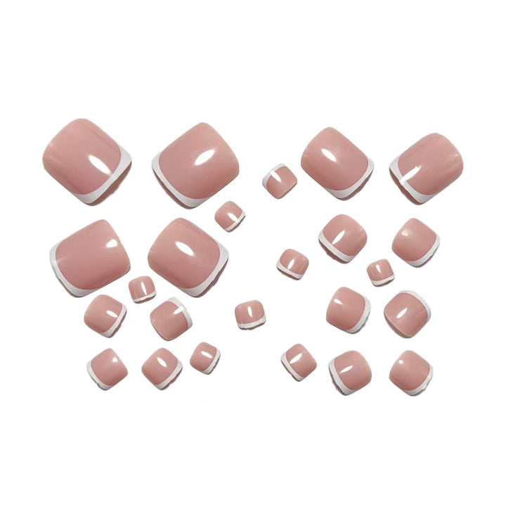 Nail art with elegant French style Bowlift