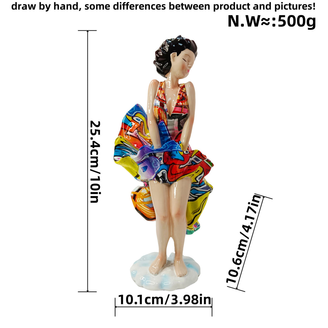 Artistic figure with beach design Bowlift