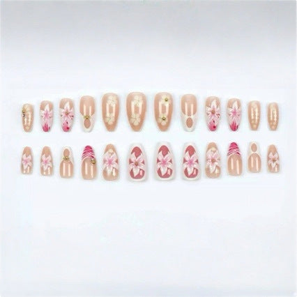 Floral 3D Nail Art Bowlift