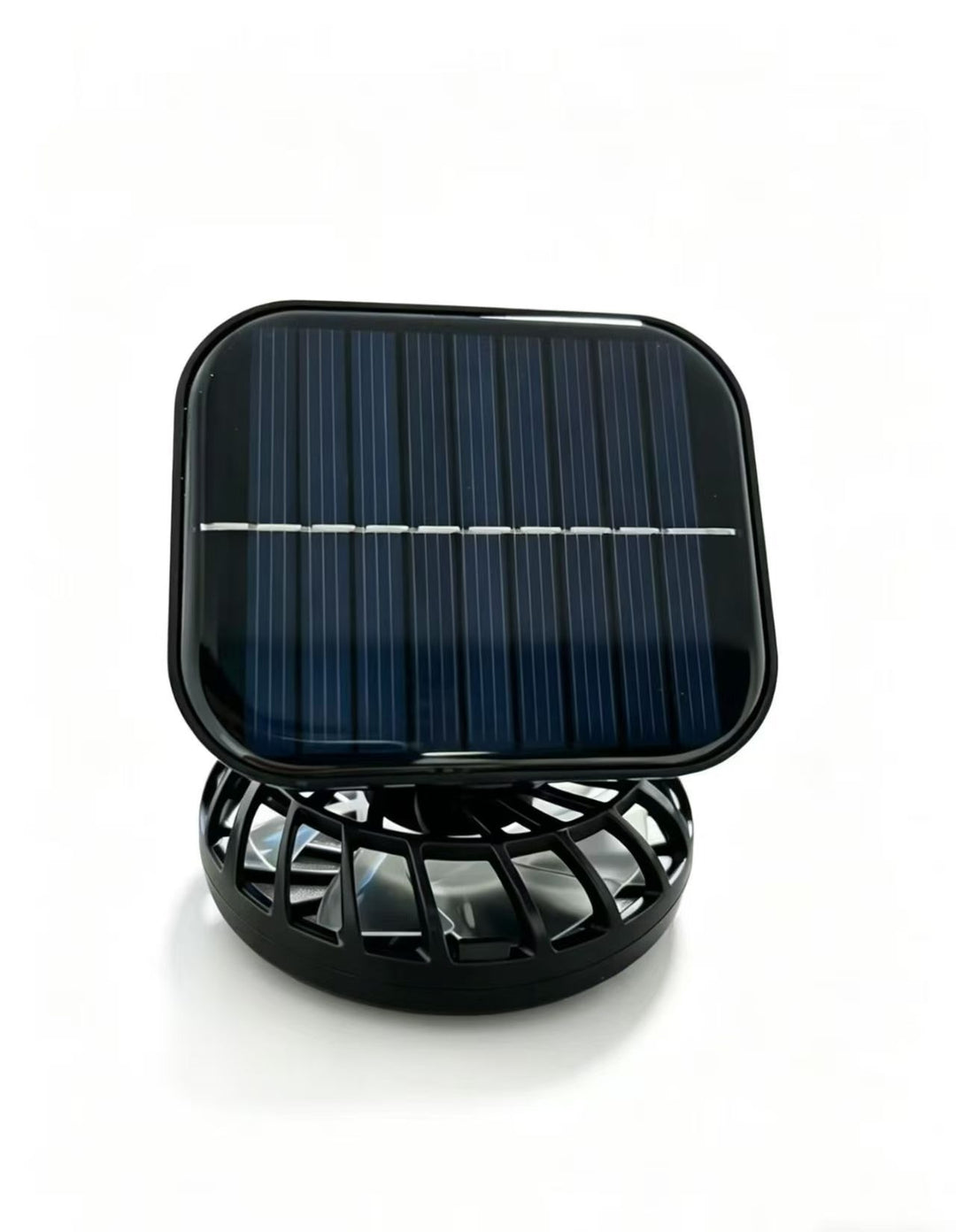 Unisex portable solar-powered mini fan with integrated solar panel Bowlift