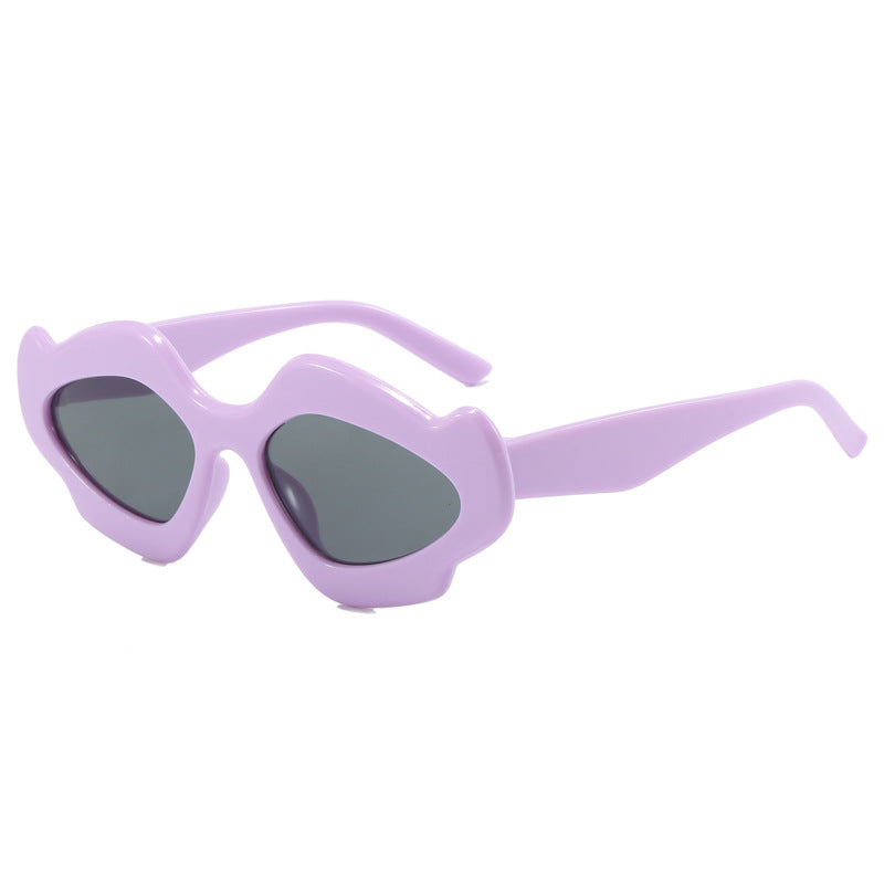 Women's Creative Oversized Sunglasses in Contemporary Design Bowlift