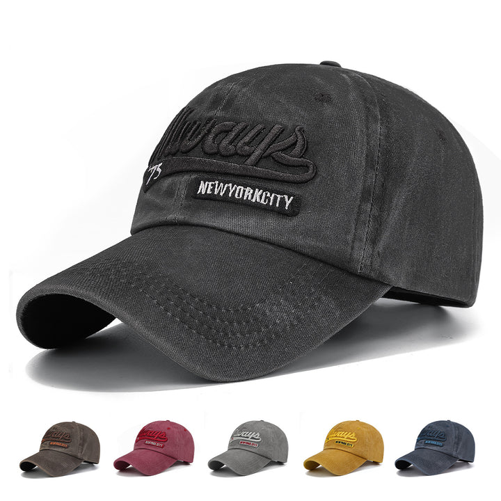Women's Embroidered Cotton Baseball Cap Bowlift
