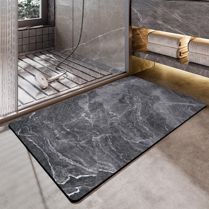 Luxury Marble Design Bath Mat Bowlift