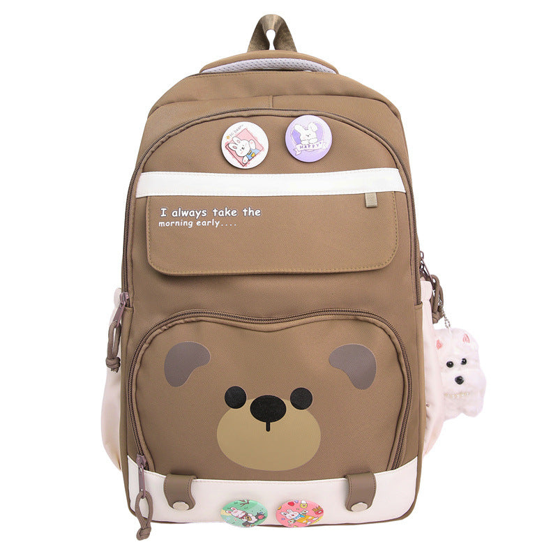 Cute Animal-Themed School Backpack Bowlift
