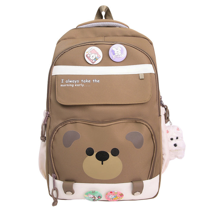 Cute Animal-Themed School Backpack Bowlift