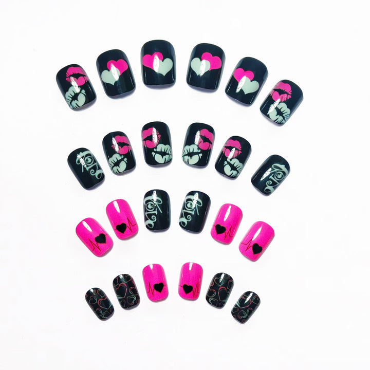 Creative Love-Themed Nail Art Bowlift