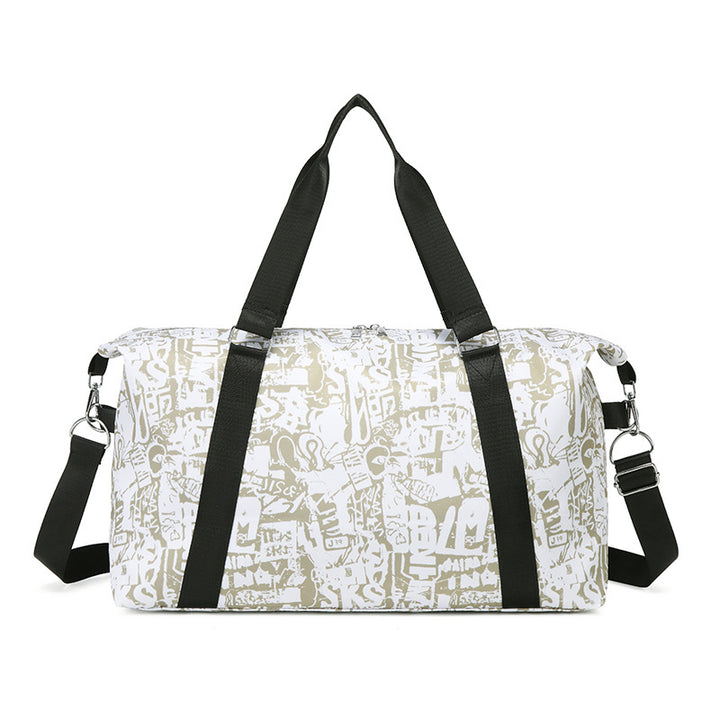 Graphic Patterned Sports Duffel Bag Bowlift