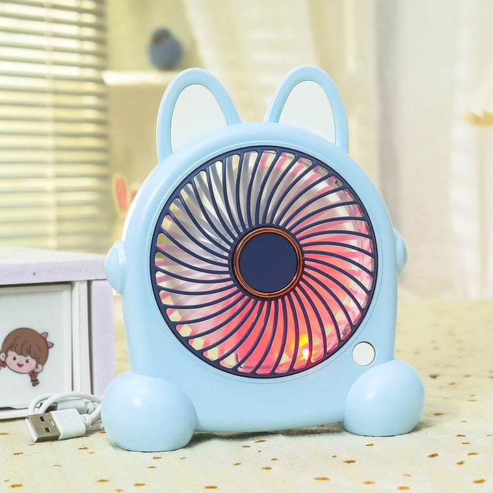 Women's Portable Mini Fan in Creative Animal Design Bowlift