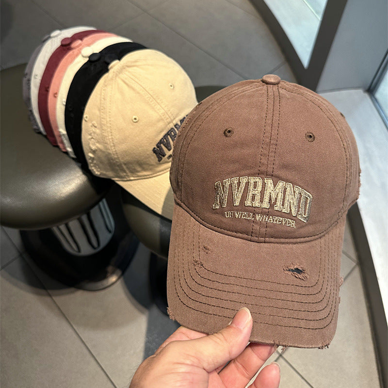Men's Distressed Graphic Baseball Cap Bowlift