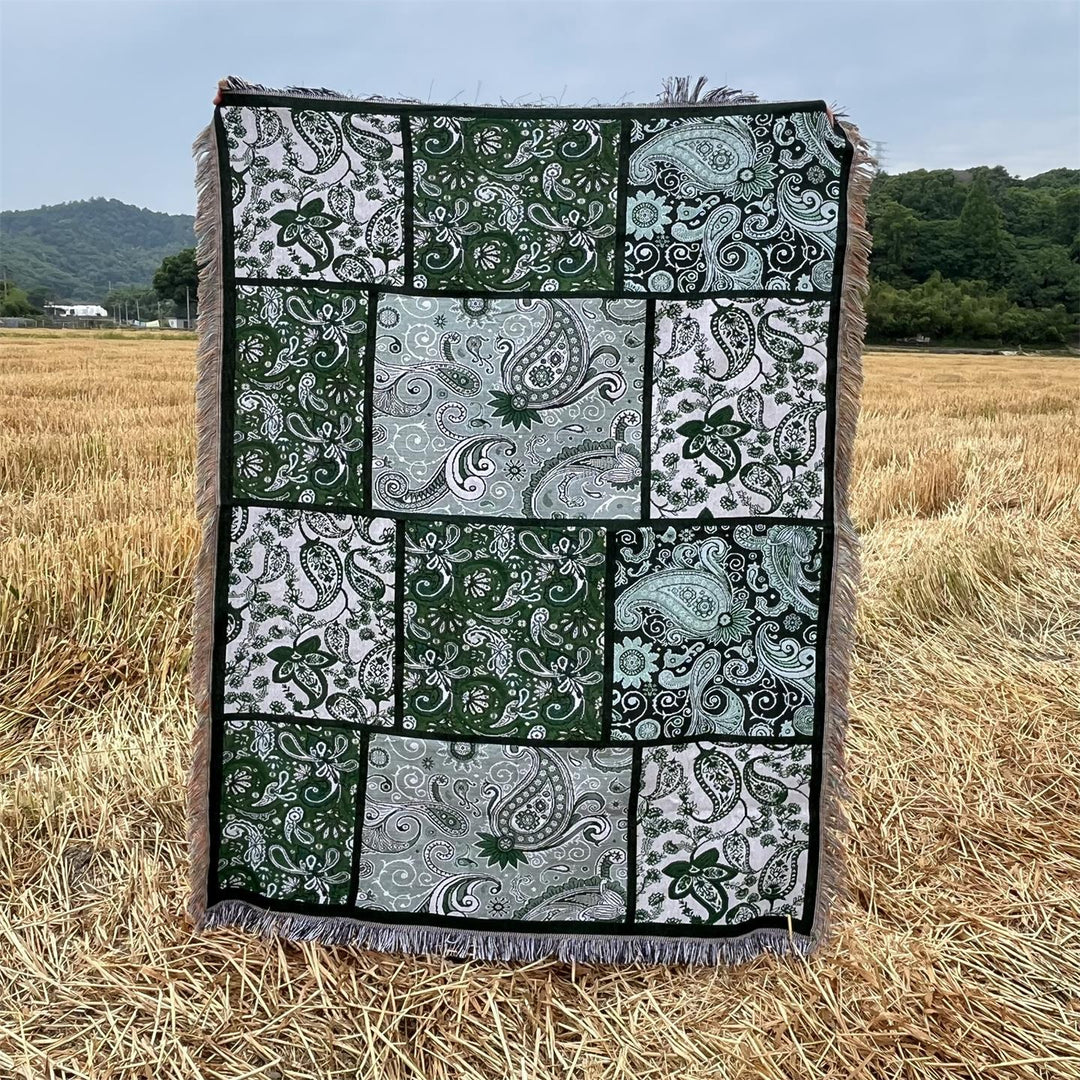 Decorative Patchwork Throw Blanket