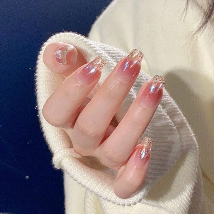Glitter Gradient Nail Tips Bowlift