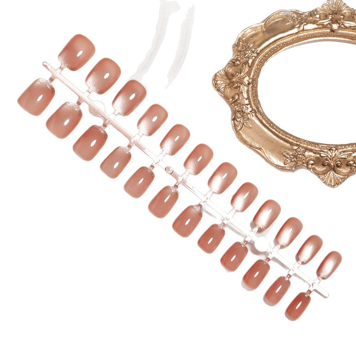 Premium Glossy Gel Press-On Nail Set Bowlift