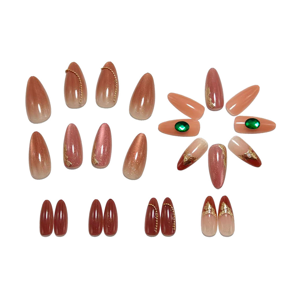 Elegant Artificial Nails Set Bowlift