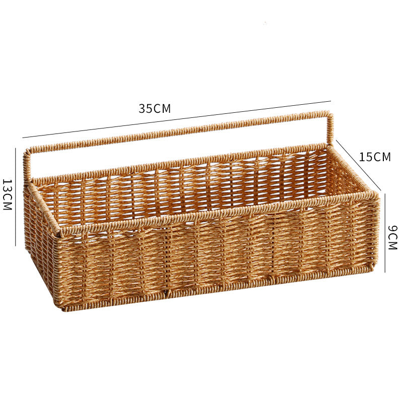 Unisex storage basket with practical carrying handle Bowlift