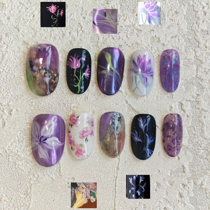 Artistic Themed Nail Design Collection Bowlift