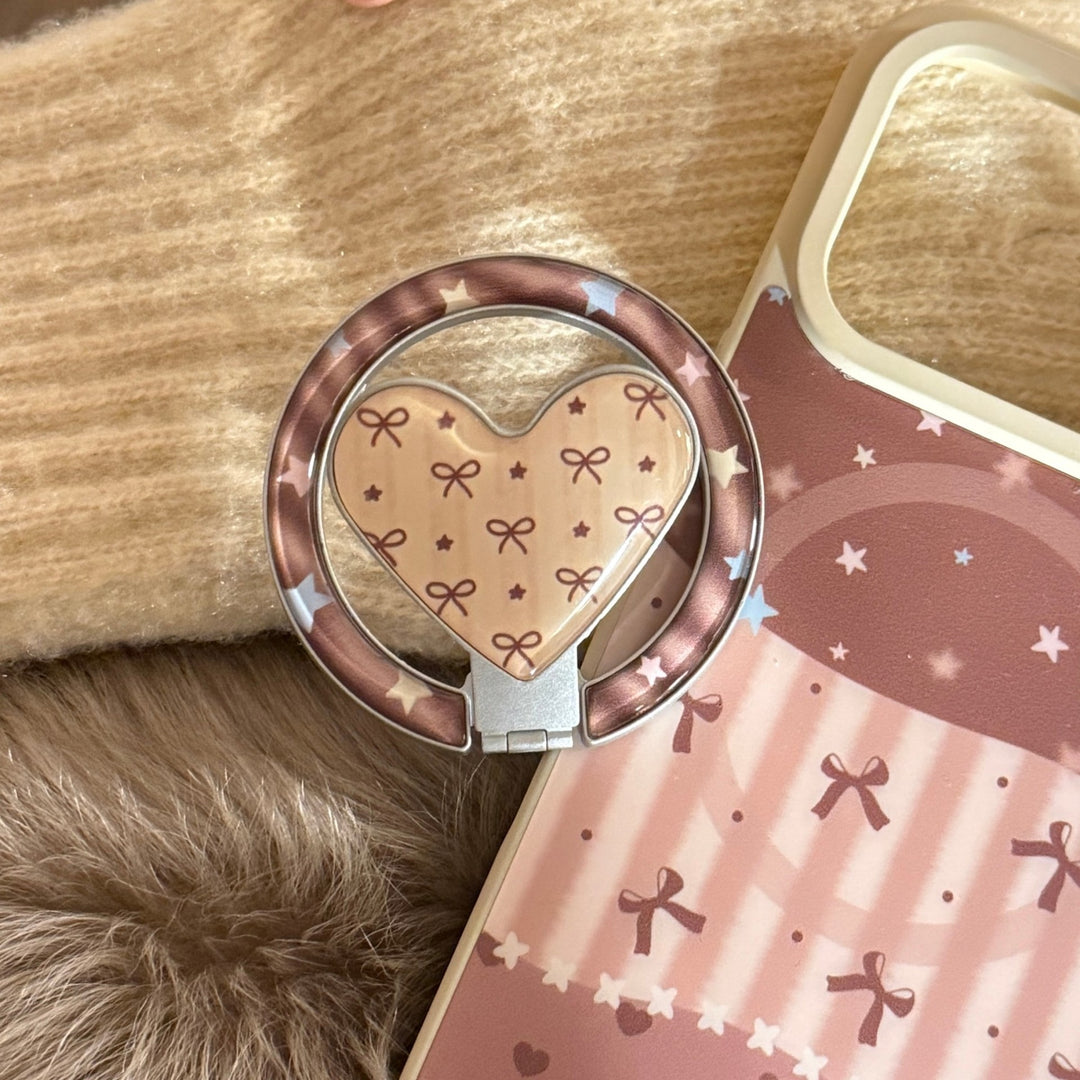 Heart-shaped hand mirror Bowlift