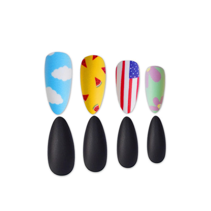Creative Thematic Press-On Nail Set Bowlift