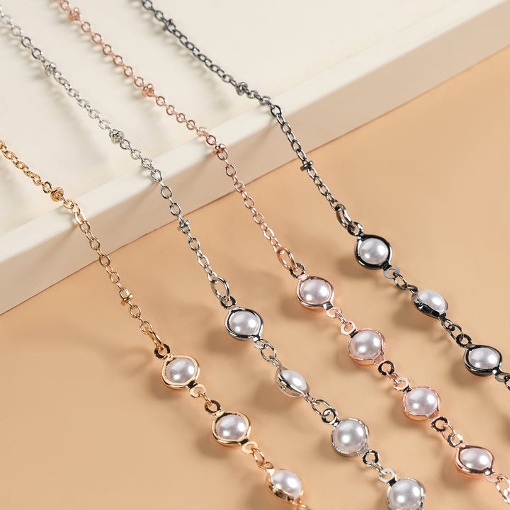 Decorative Pearl Necklace Chain Bowlift