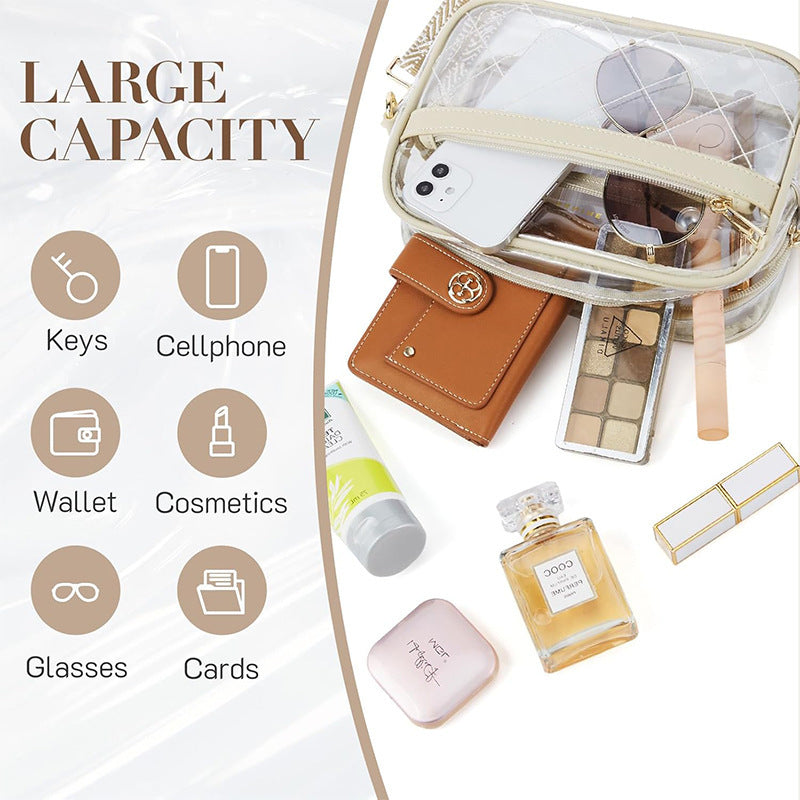 Transparent Cosmetic Organizer Bag Bowlift