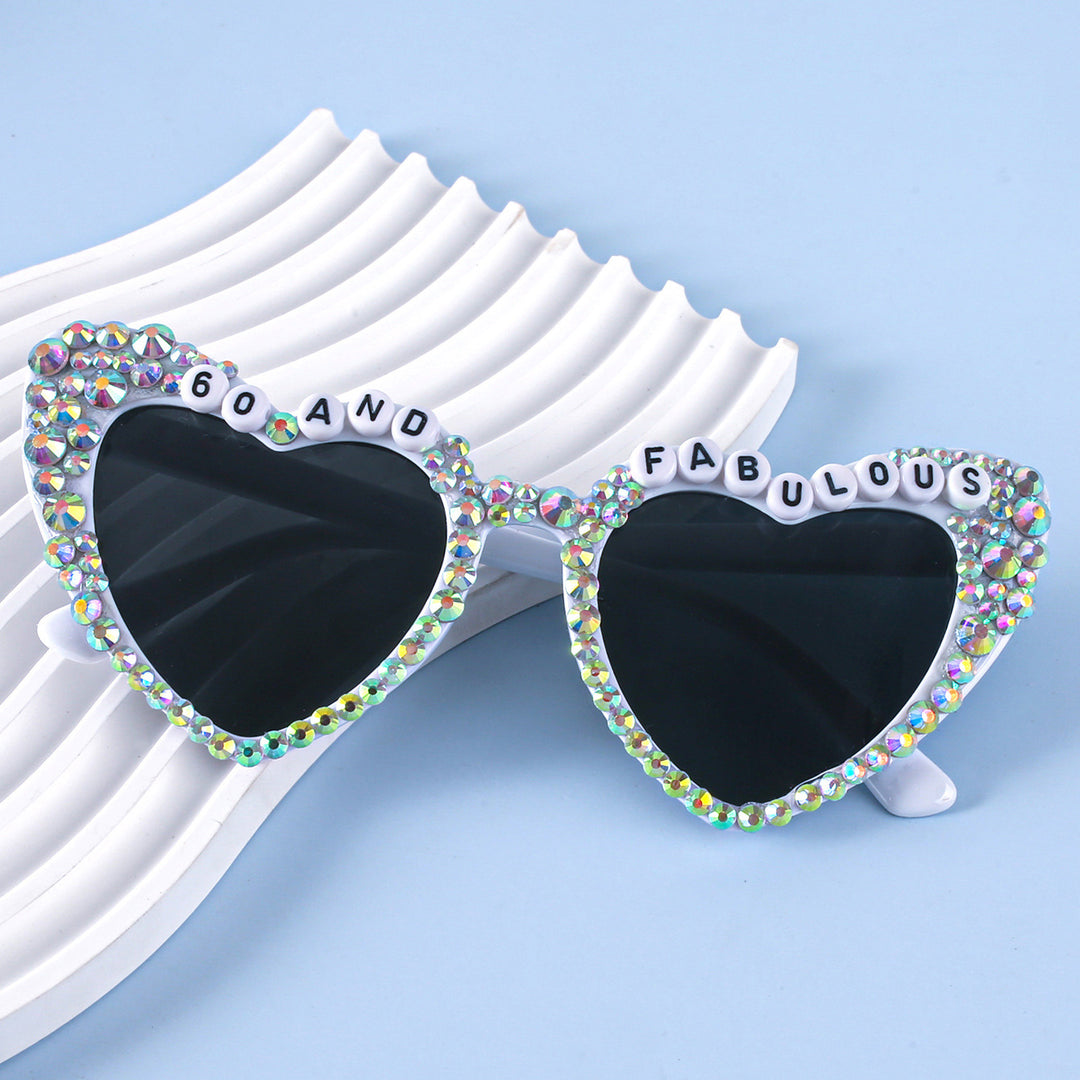 Decorative Birthday-Themed Fashion Sunglasses Bowlift