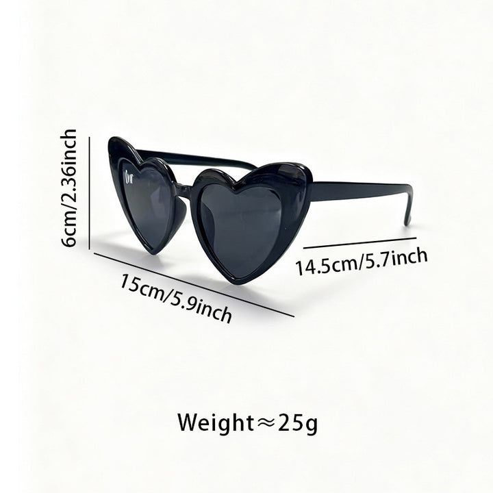 Stylish Heart-Frame Sunglasses Bowlift