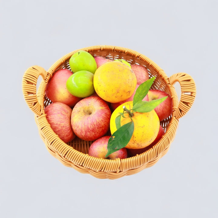 Women's storage basket with handle made of willow Bowlift