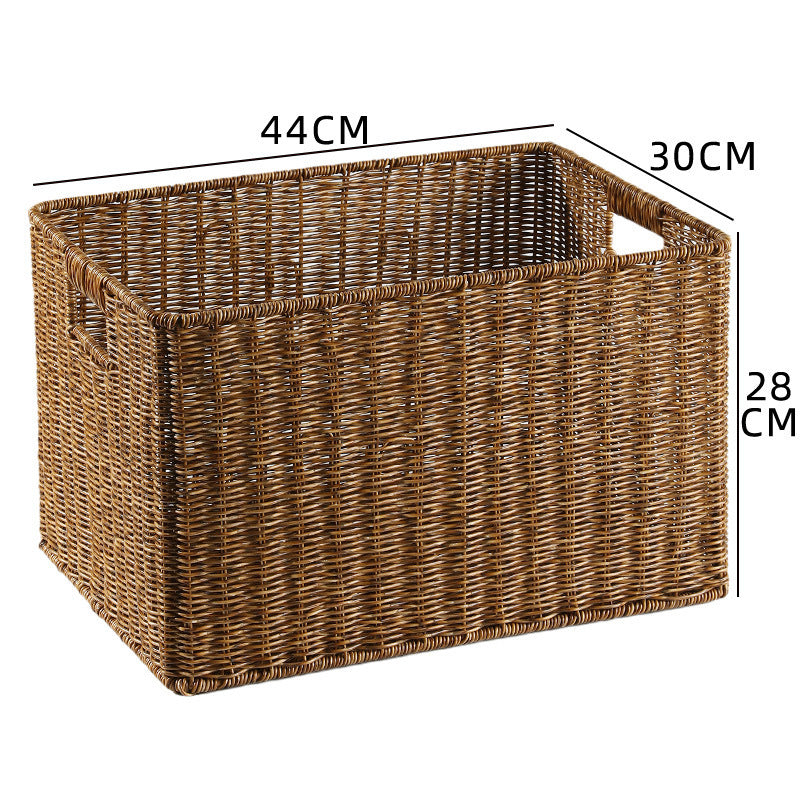 Home Storage Wicker Basket Bowlift