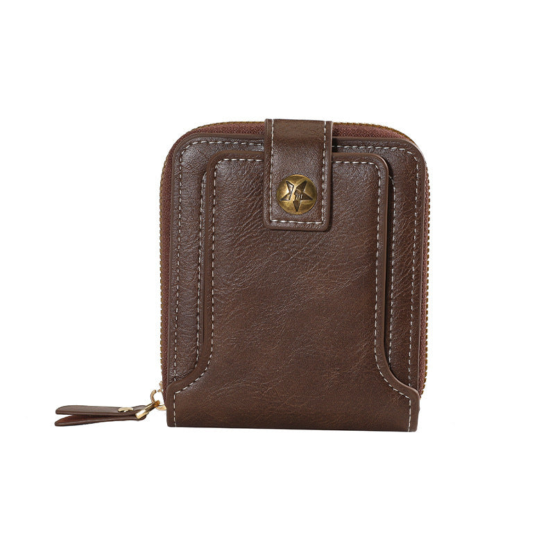 Bi-Fold Zip Wallet with Card Slots Bowlift