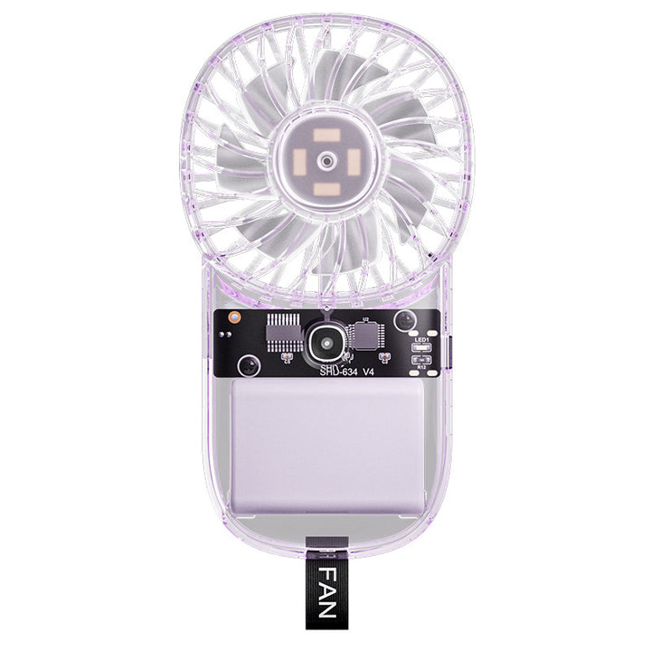 Ladies Portable Mini Hand Fan with Ergonomic Design Bowlift