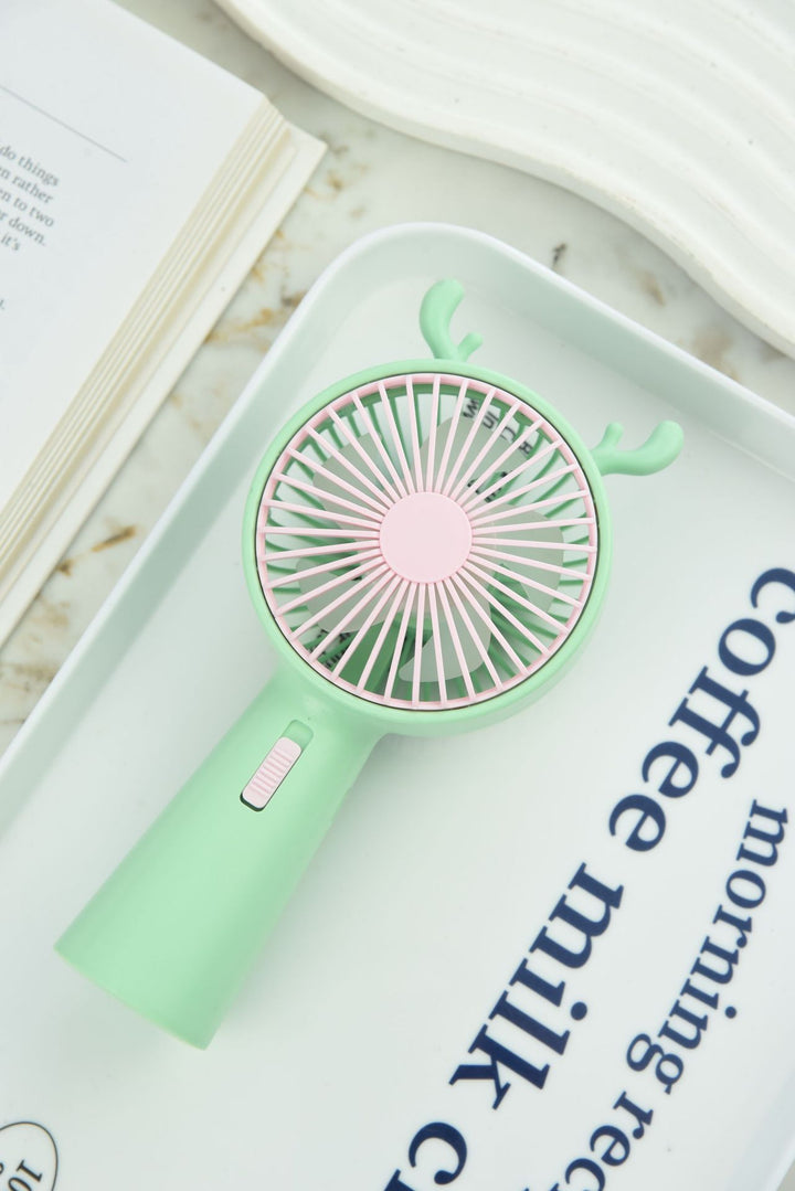 Portable Handheld Cooling Fan with Unique Antler Design Bowlift