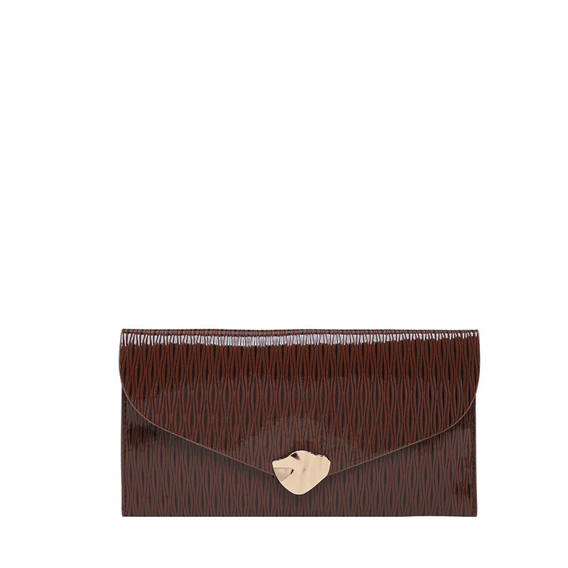 WoElegant Glossy Evening Clutch Bowlift