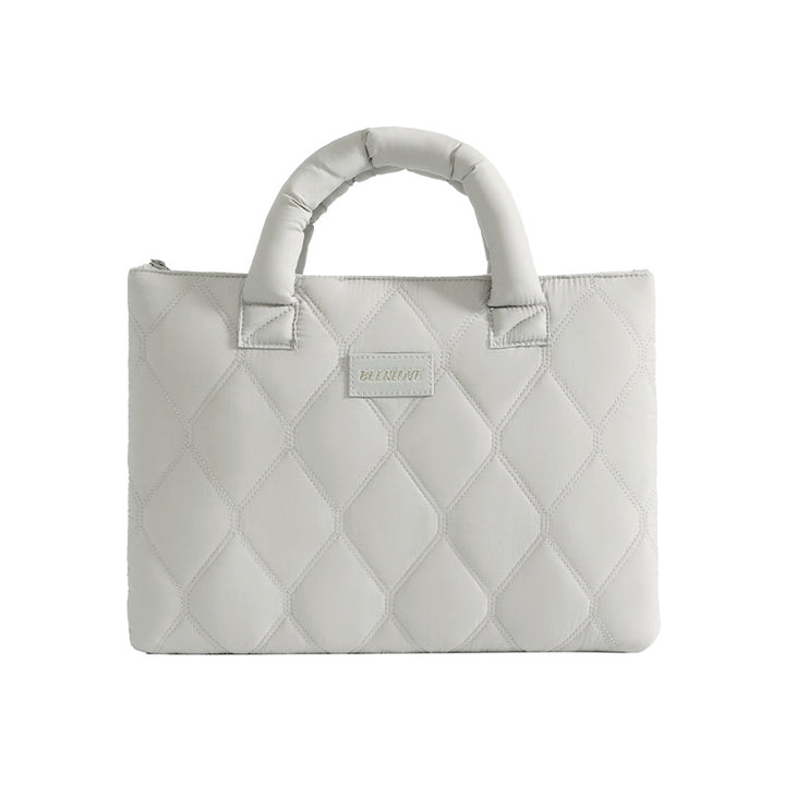 Quilted Laptop Briefcase Bowlift