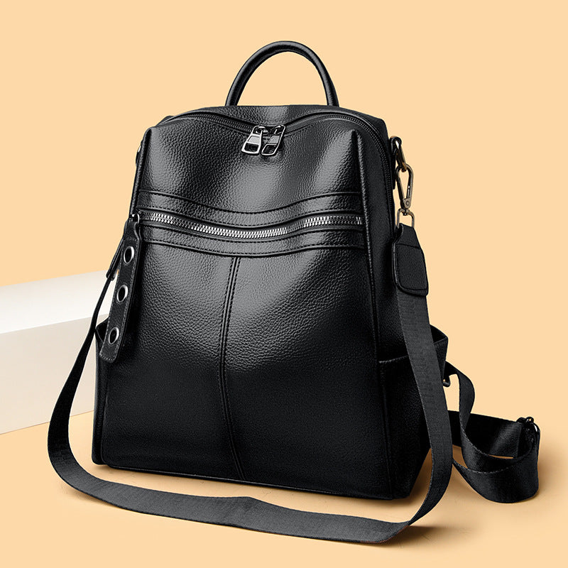 Multifunctional Vintage-Inspired Backpack Bowlift