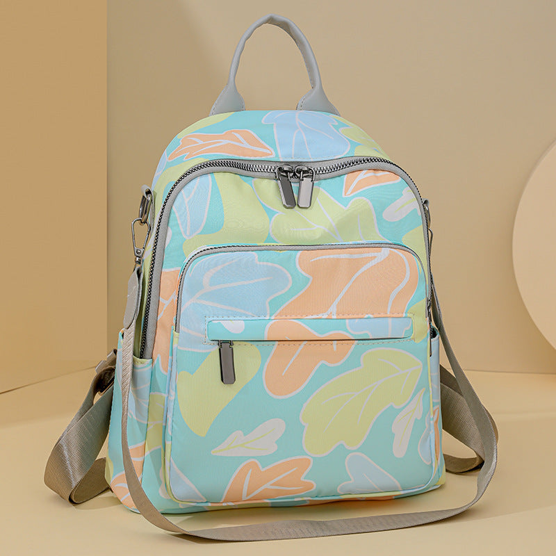 Stylish Floral Patterned Backpack Bowlift