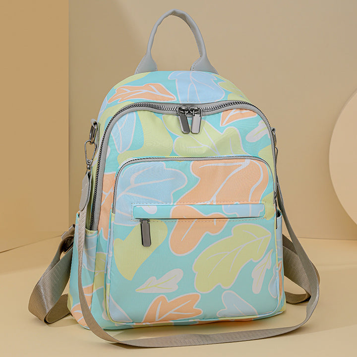 Stylish Floral Patterned Backpack Bowlift